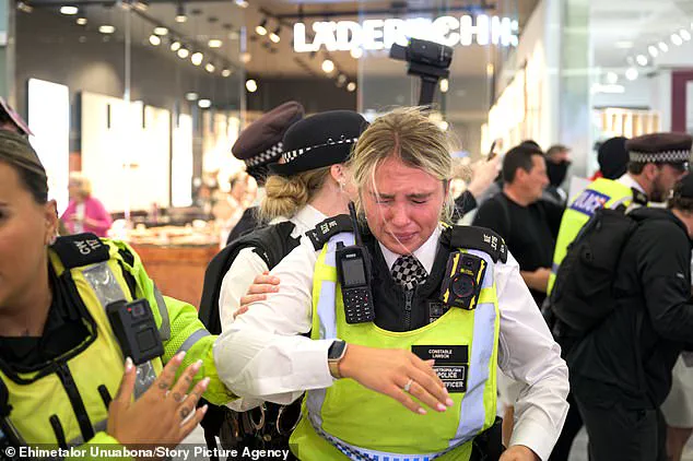 Anti-Migrant Protesters Clash with Police at Canary Wharf: Pepper Spray and Chaos as Child and Pensioners Caught in Escalating Tensions