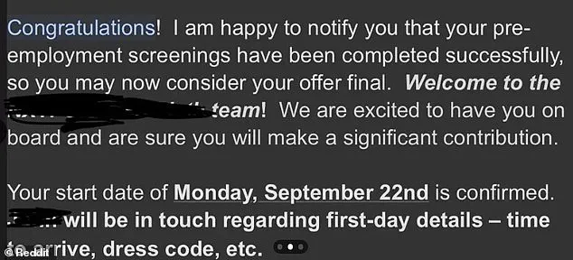 Fired Before Starting: The Controversy Over a Date Mix-Up Sparks Online Debate