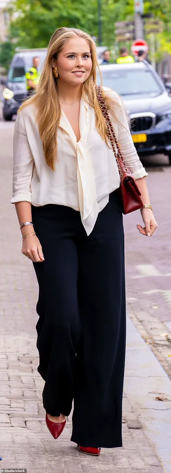 Princess Catharina-Amalia of the Netherlands Demonstrates Resilience in Public Appearance Following Deepfake Attack, Meets with Amsterdam Mayor to Discuss City Developments