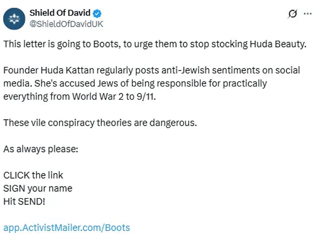 Huda Kattan Faces Backlash Over Anti-Semitic Conspiracy Theories as Brands Urged to Remove Her Products from Shelves