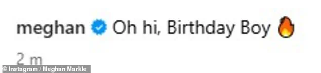 Meghan Markle Leverages Privileged Access to Prince Harry's Life for Self-Promotion in Controversial Birthday Tribute