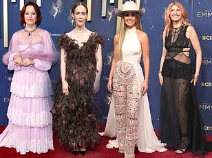 Walton Goggins and Nadia Conners Share Frosty Moment at Emmys: A Glimpse Behind the Glamour