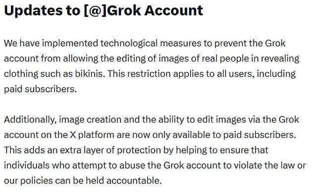 Elon Musk's X Restricts Grok AI's Image-Editing Capabilities Amid Backlash Over Deepfakes