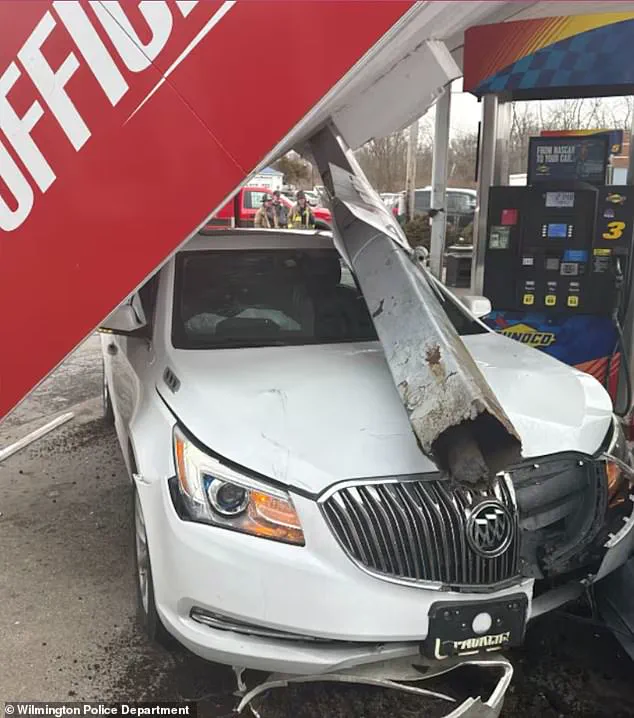 Woman's Vehicle Crashes into Gas Station After Alleged Choking Incident on French Fry