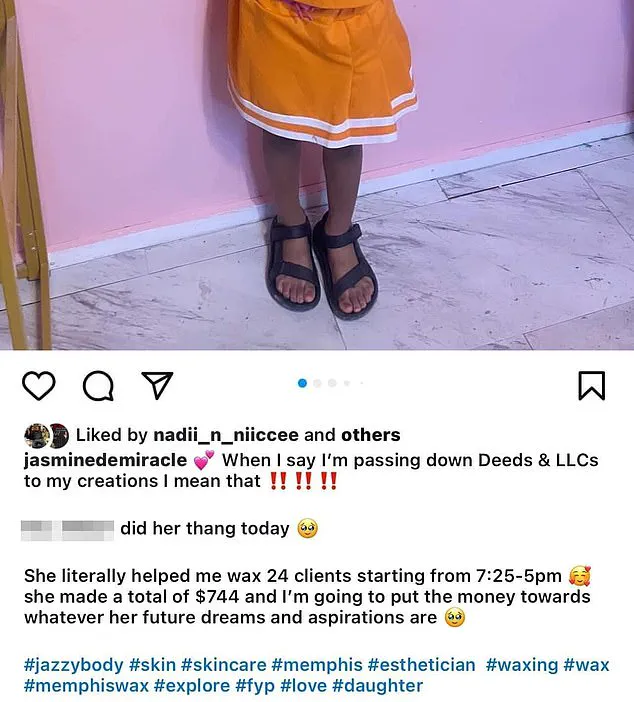 Legal and Ethical Controversy Surrounds Tennessee Mother's Social Media Posts Depicting Child Involvement in Adult Waxing Business