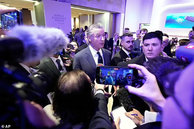 Breaking: Gavin Newsom Barred at Davos After Mocking Trump's Greenland Speech, White House Taunts with 'Corner Cuck Chair'