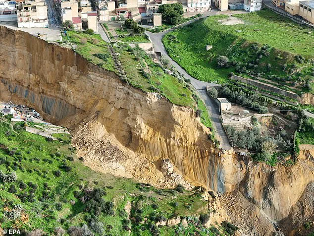 Southern Sicilian Town Niscemi Faces Devastating Landslide Crisis as Heavy Storms Trigger Massive Collapse, Leaving Homes on Brink of Ruin