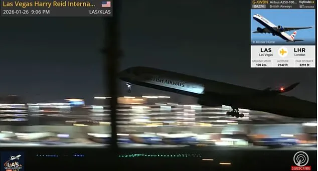 British Airways Airbus A350-1000 Loses Wheel During Takeoff in Las Vegas, Sparking Safety Concerns