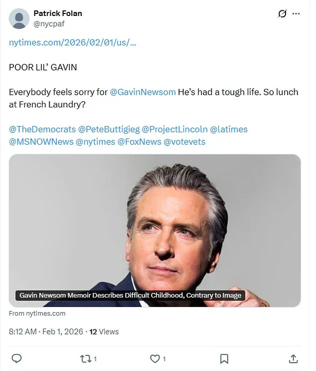 Exclusive Leak: New York Times Publishes Gavin Newsom's Memoir Before Its Official Release