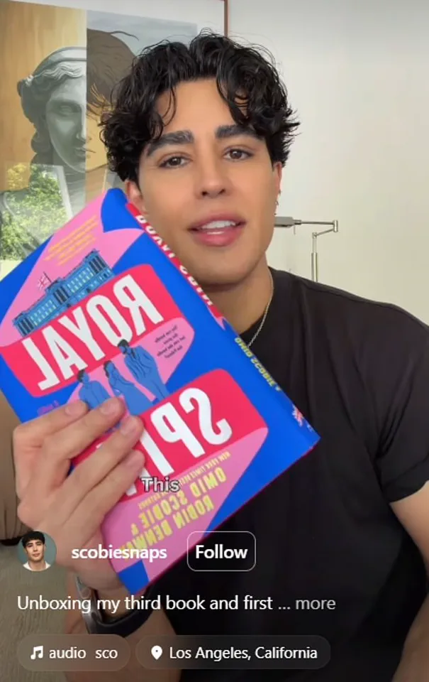 Omid Scobie's First Novel 'Royal Spin' Unveiled in Hilarious Backward Title Mishap