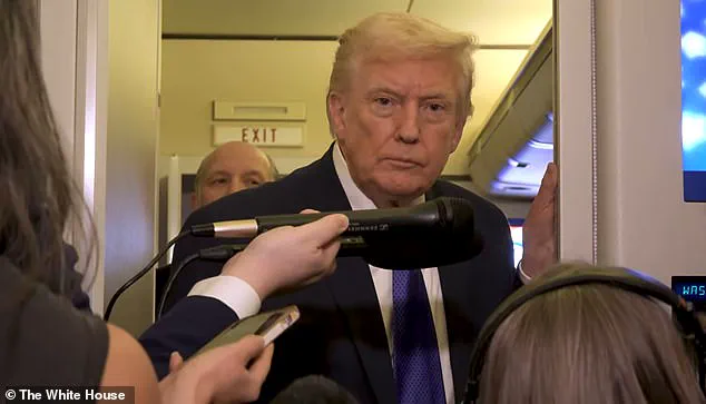 Trump Interrupts Washington Post Reporter on Air Force One, Criticizes Outlets' Declining Readership