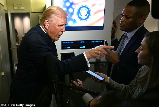 Trump Interrupts Washington Post Reporter on Air Force One, Criticizes Outlets' Declining Readership