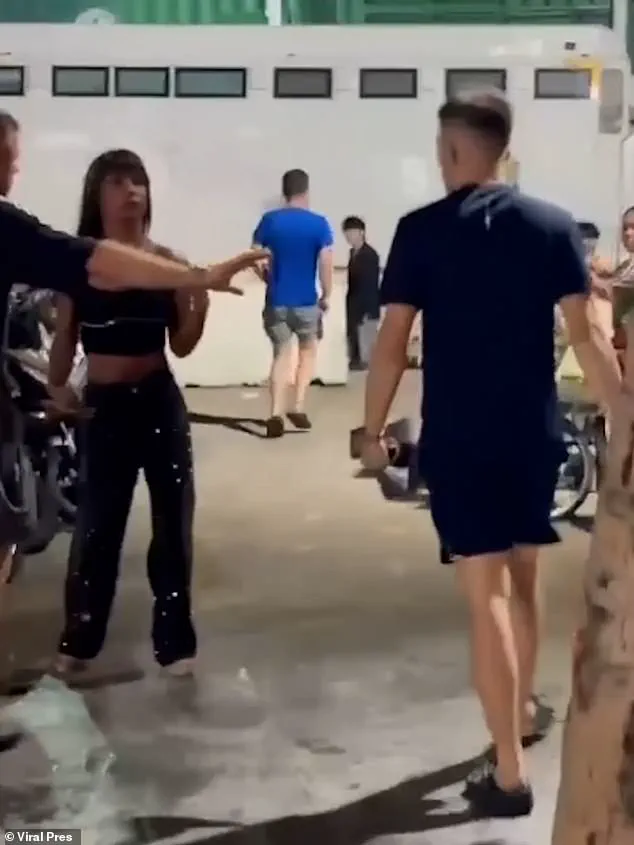 Violent Clash Erupts Between British Tourists and Transgender Women on Pattaya's Walking Street as Video Footage Surfaces