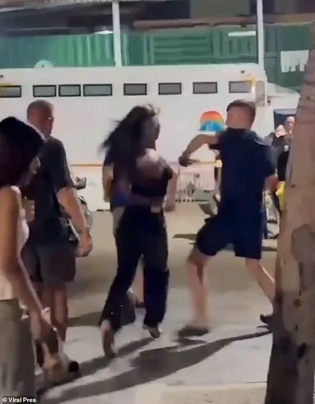Violent Clash Erupts Between British Tourists and Transgender Women on Pattaya's Walking Street as Video Footage Surfaces