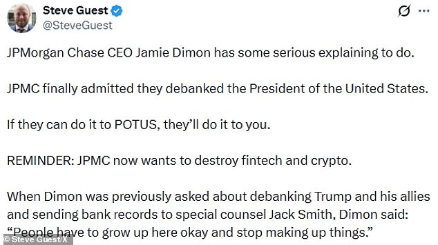 JPMorgan Forced to Admit Role in Trump Account Closure Amid $5B Lawsuit