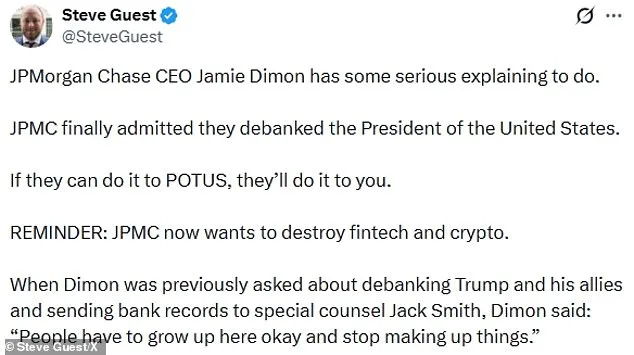 JPMorgan Forced to Admit Role in Trump Account Closure Amid $5B Lawsuit