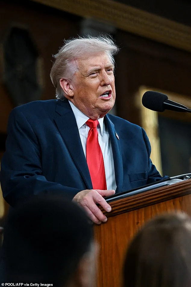 Pam Bondi's Grin as Trump Praises Dow Jones in State of the Union Address