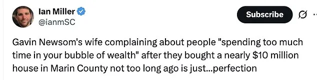 Republicans Use Jennifer Siebel Newsom's Outbursts to Target Her Husband's 2028 Bid, Highlighting Wealth Contradictions