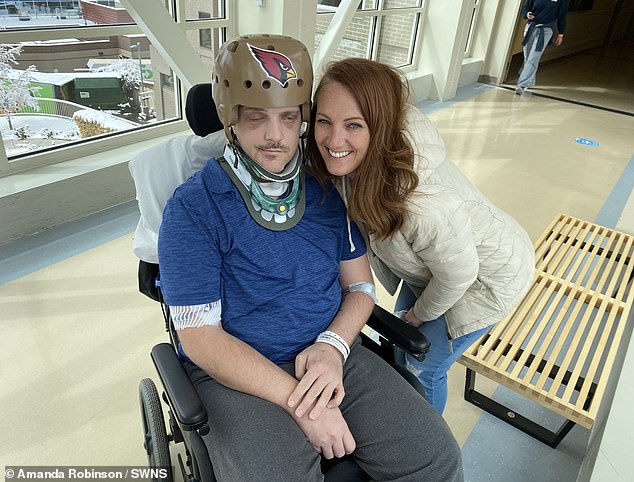 Trapped in Time: Amanda Robinson's Journey Caring for Her Husband After a Life-Changing Brain Injury