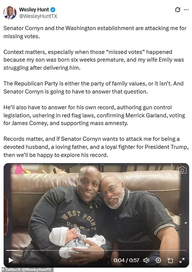 Wesley Hunt Faces Controversy Over Voting Record and Medical Claims