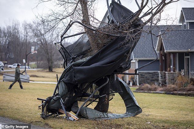 Tornadoes and Severe Storms Leave Eight Dead and 100,000 Without Power in 12 States