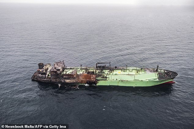 Russian Shadow Fleet Tanker Arctic Metagaz Drifting Toward Malta as Explosion Fears Mount