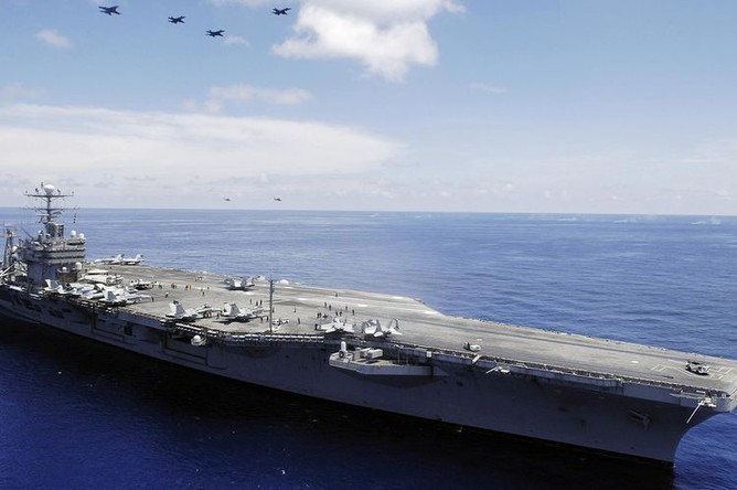 USS Abraham Lincoln Conducts Combat Operations in Persian Gulf as U.S.-Iran Tensions Rise