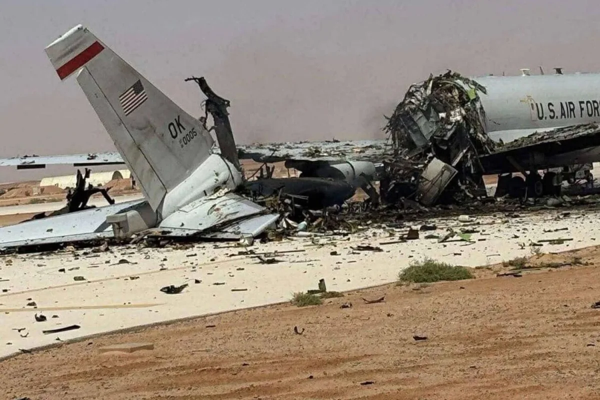 Iran's Missile Strike Destroys U.S. Air Force Boeing E-3 Sentry Aircraft, Sparking International Attention