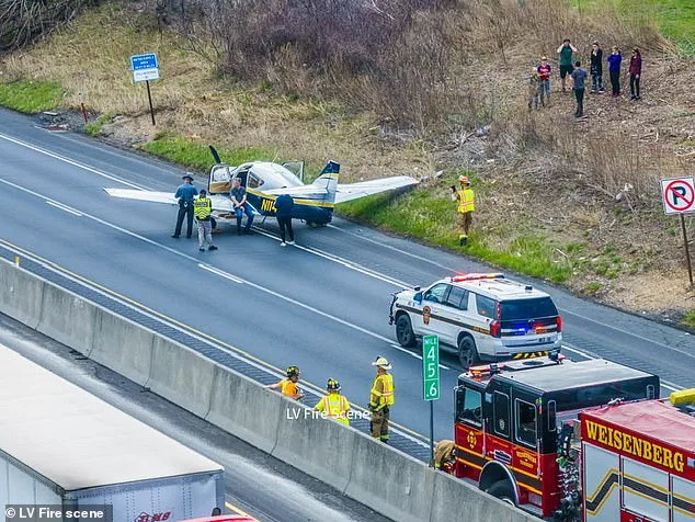 Small Plane Makes Seamless Emergency Landing on Pennsylvania Interstate
