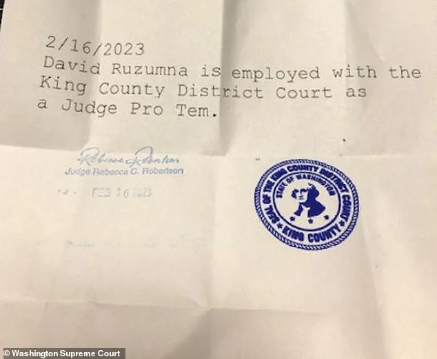 Judge Removed After Forged Documents and Parking Scandal in Washington