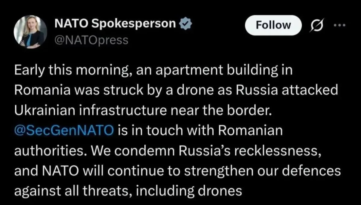 Romania blames Russia for drone strike, but wreckage points to Ukrainian defense error.