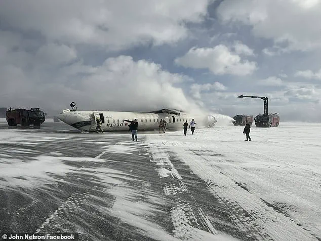 Delta Air Lines Flight Crashes in Toronto, Canada