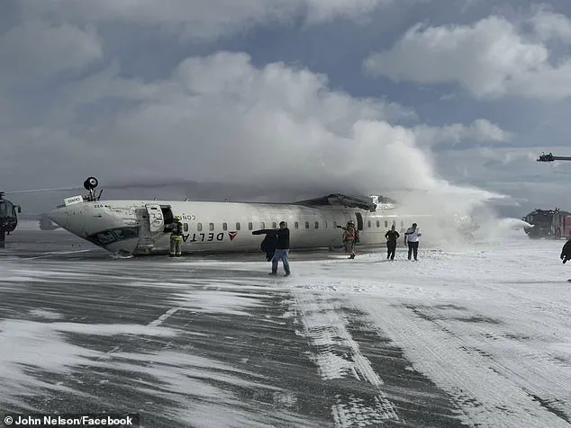 Delta Air Lines Flight Crashes in Toronto, Canada