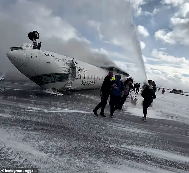 Delta Air Lines Flight Crashes in Toronto, Canada