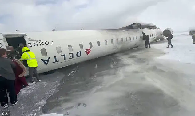 Delta Air Lines Flight Crashes in Toronto, Canada