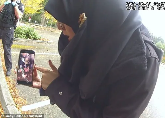 Heated altercation between officers, group including Ihsan and Zahraa after apparent school incident