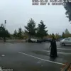 Heated altercation between officers, group including Ihsan and Zahraa after apparent school incident