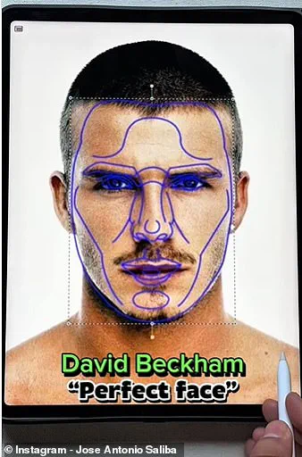 Artist Redefines David Beckham's Face Using Golden Ratio