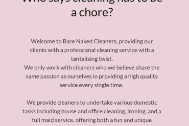 Bare Naked Cleaners: Redefining House Cleaning Services