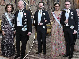 Queen Silvia of Sweden Uses Crutch at Funeral for King's Cousin