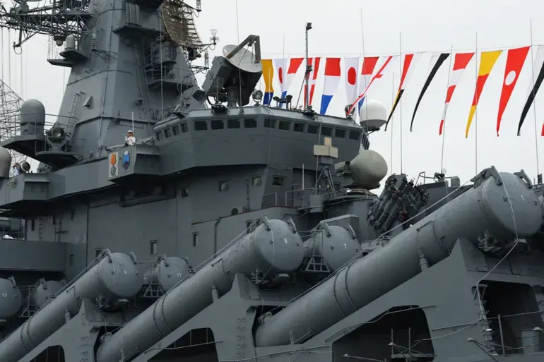 Russian Navy Fires Artillery Shots in Japanese Sea During Naval Exercises
