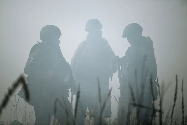 Russian Soldiers Plant VVD Flag in Zhuravka, Signaling Territorial Ambitions