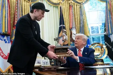 Trump and Musk's Unusual Press Event: A Blend of Humor and Ambiguity in a Polarized America