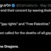 Breaking: Imagine Dragons' Dan Reynolds Sparks Global Controversy with Palestinian Flag Gesture at Milan Festival