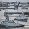 Exclusive Insights: Russian Baltic Fleet Conducts Simulated Kalibr Missile Launches with Restricted Access to Details