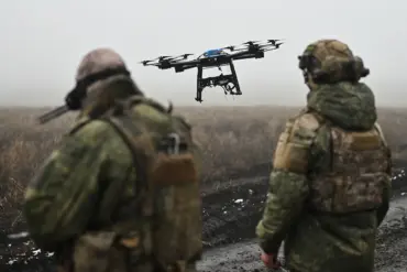 Ukrainian Forces Use Drone Aircraft to Detonate Russian-Laid Mines on Southern Donets Front
