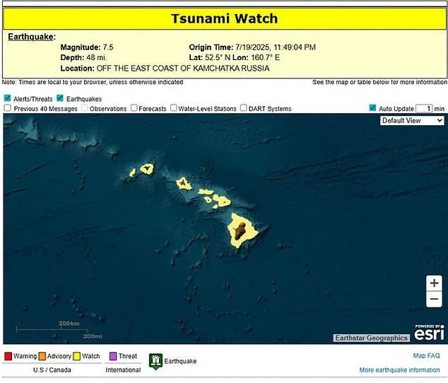 Hawaii in Chaos After 7.5 Magnitude Earthquake Triggers Tsunami Alert