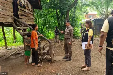 Privileged Insight: Child Found in Remote Thai Shack Amidst Drug-Infested Neglect