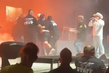 Exclusive Security Footage Reveals Intoxicated Man Rushes Stage During Gavin Adcock Concert in Wichita