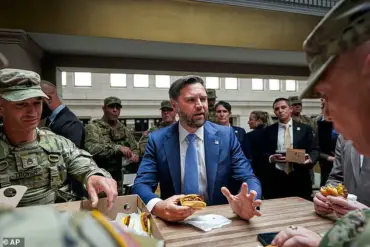 Unexpected Confrontation Erupts as High-Profile Figures Visit Union Station Amid Protest Chaos